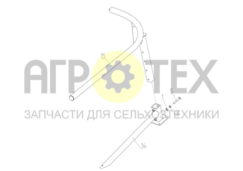 Чертеж Направитель (ЖР-750.40.660-01)